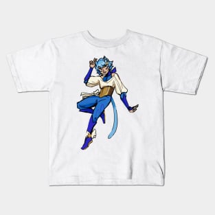 Blue catboy idol Kids T-Shirt